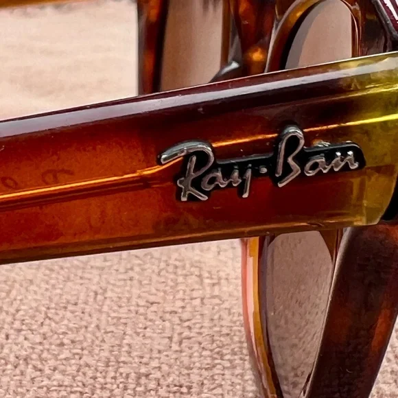 Authentic Vintage Ray-Ban 4168 METEOR 820 3N Havana Brown Sunglasses Rare - Picture 2 of 12